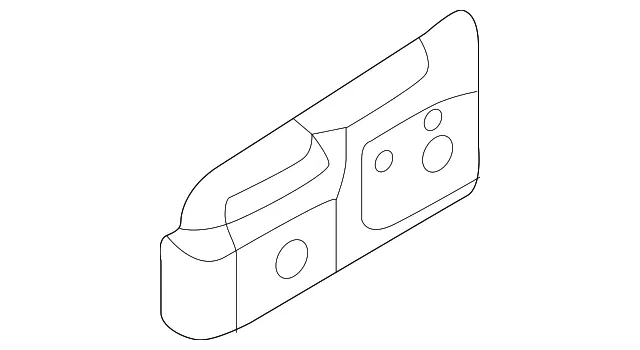 Inner Hinge Pillar Bracket - Volvo (31484817)