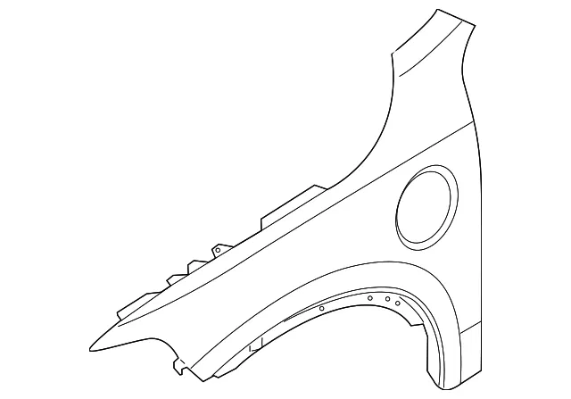 Fender - Driver's Side (LH) - Volvo (31651677)