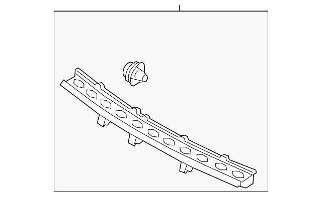 Bumper Cover Support Rail - Volvo (31651914)