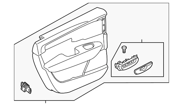 Door Trim Panel - Volvo (31662062)