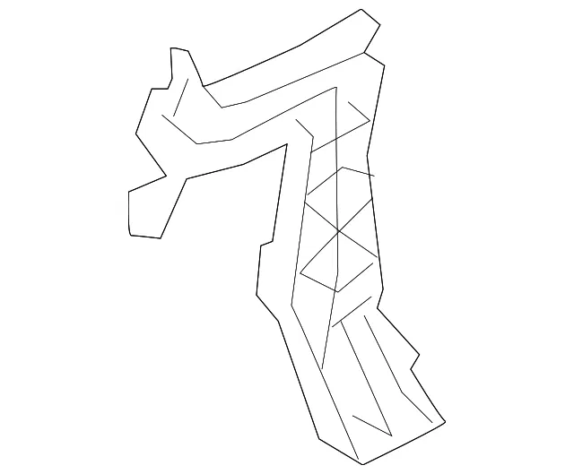 Bumper Cover Support Rail - Volvo (31663000)