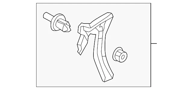 Bumper Cover Bracket - Volvo (31663175)