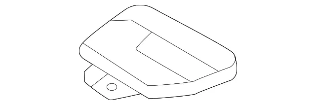 Spare Tire Compartment Cover Latch - Volvo (31675525)