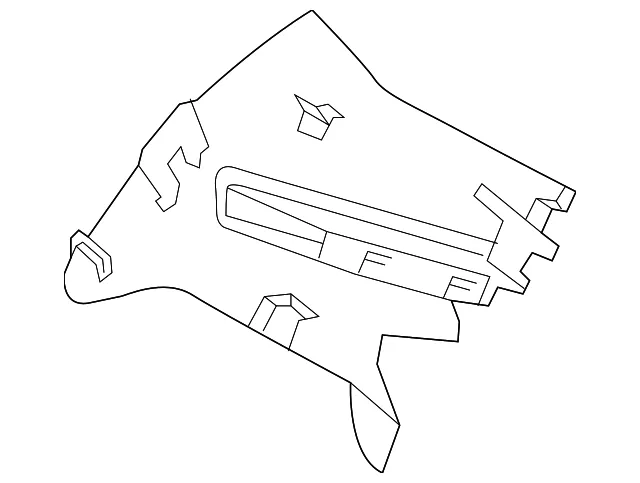 Interior Quarter Panel Trim Panel - Volvo (31688312)