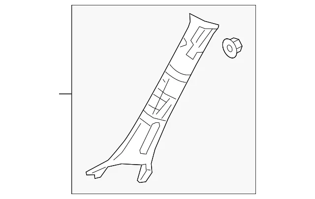 Windshield Pillar Trim - Volvo (32132416)