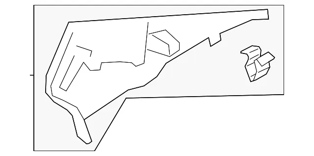 Interior Quarter Panel Trim Panel - Volvo (32132864)
