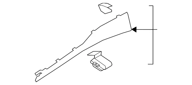 Trim Molding - Volvo (32140994)
