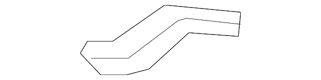 Lock Pillar Reinforced Upper Brace - Passenger Side (RH) - Volvo (32205037)