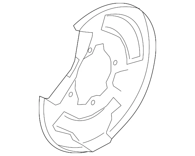 Splash Shield - Driver's Side (LH) - Volvo (32217287)