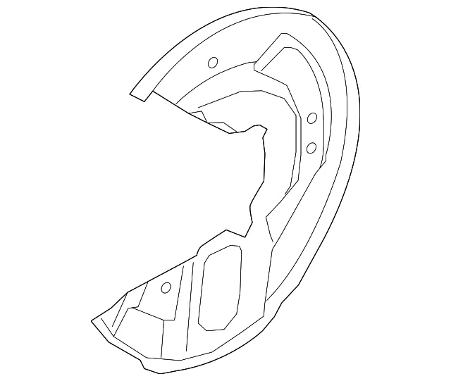 Splash Shield - Passenger Side (RH) - Volvo (32217580)