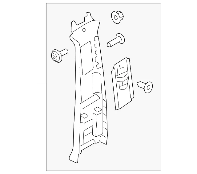 Door Pillar Post Trim Set - Volvo (32219760)