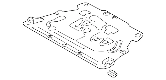 Radiator Support Splash Shield - Volvo (32226491)