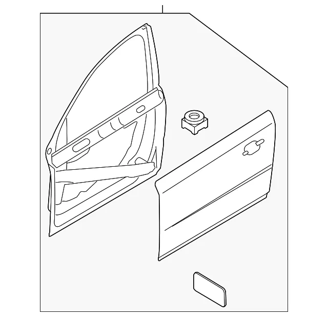 Door Shell - Volvo (32228961)