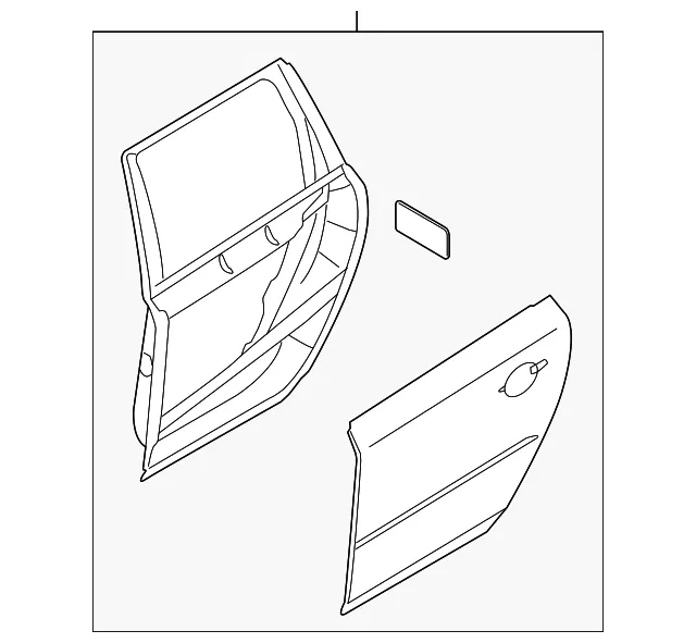 Door Shell - Volvo (32228965)