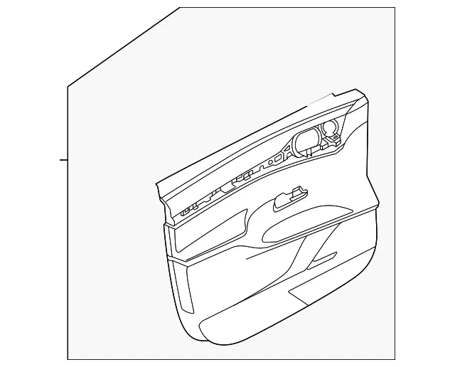 Door Interior Trim Panel - Volvo (32229522)