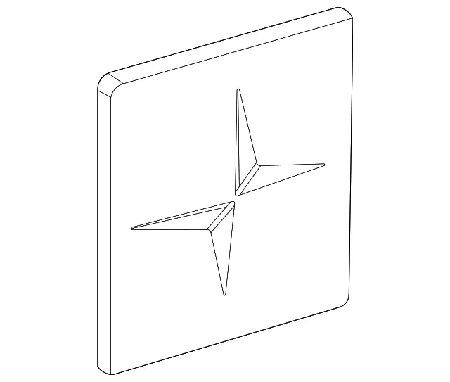 Deck Lid Emblem - Volvo (32229638)