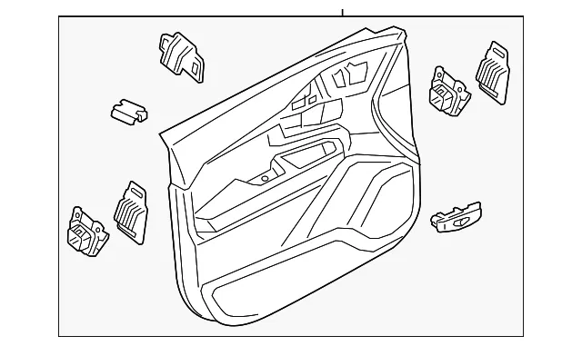 Door Interior Trim Panel - Volvo (32229919)