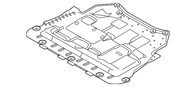 Floor Pan Splash Shield - Volvo (32241301)