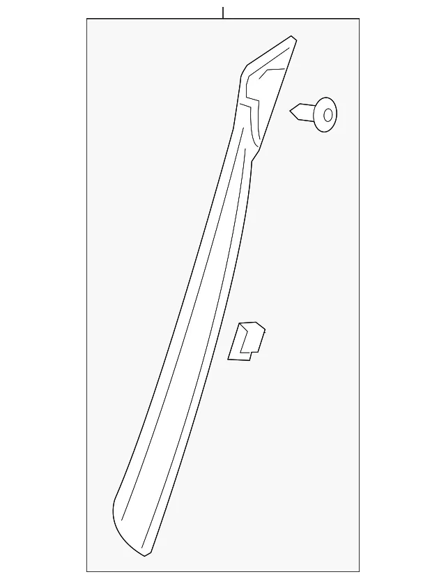 Body C-Pillar Trim Panel - Volvo (32244249)