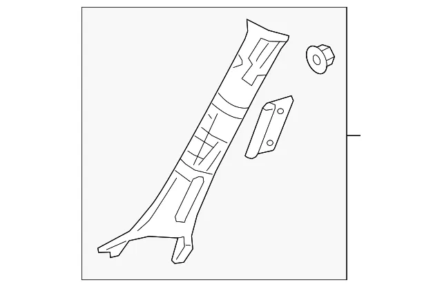 Body A-Pillar Trim Panel - Volvo (32244292)