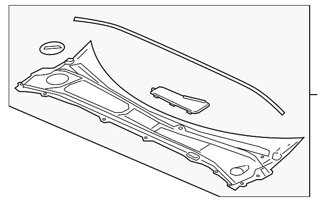 Cowl Grille - Volvo (32244451)