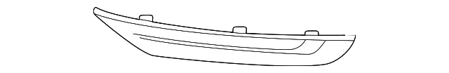 Bumper Cover Spacer Panel - Volvo (32248995)