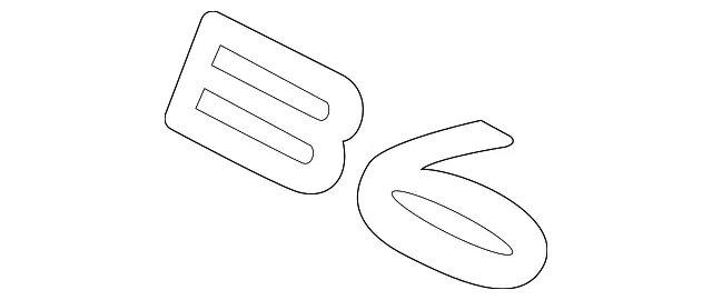 Deck Lid Emblem - Volvo (32274135)