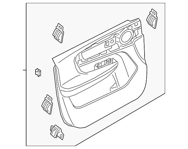 Door Interior Trim Panel - Volvo (32282662)