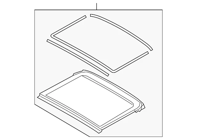 Sunroof Glass - Volvo (32285395)
