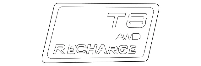 Deck Lid Emblem - Volvo (32285659)