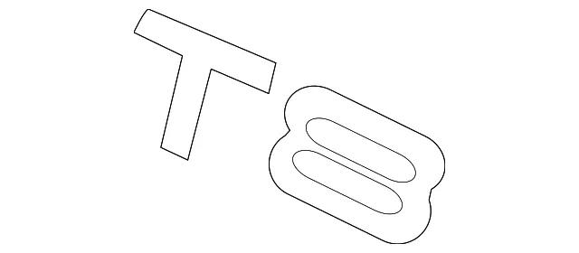 Deck Lid Emblem - Volvo (32285660)
