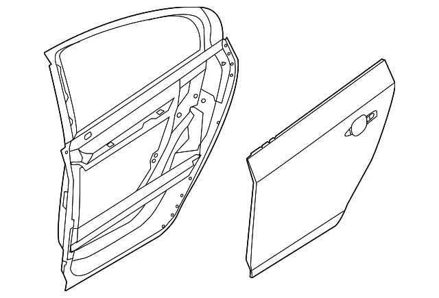 Door Shell - Volvo (32291068)