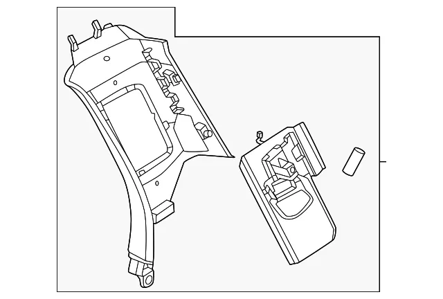 Interior Quarter Panel Trim Panel - Volvo (32293294)