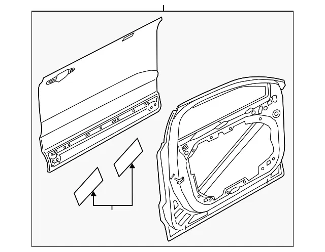 Door Shell - Volvo (32345930)