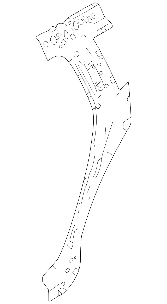 Body C-Pillar Reinforcement - Volvo (32353031)