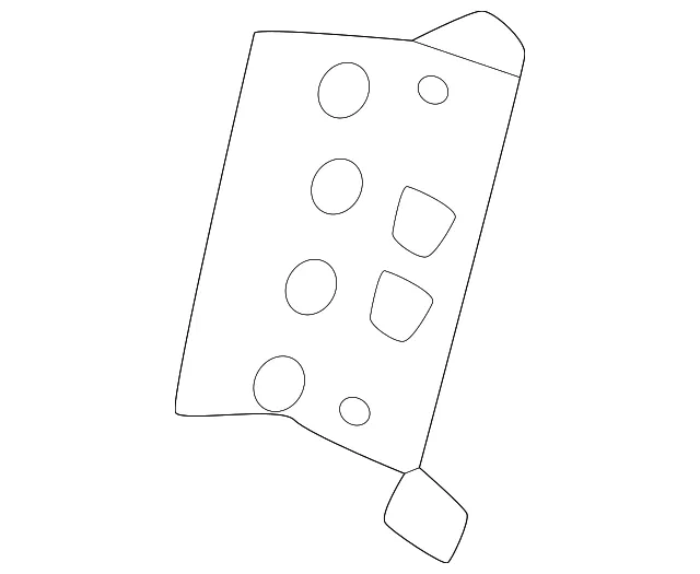Door Lock Striker Plate - Volvo (32353036)