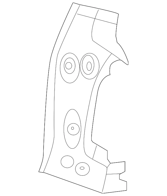 Quarter Panel Gutter - Volvo (32353966)