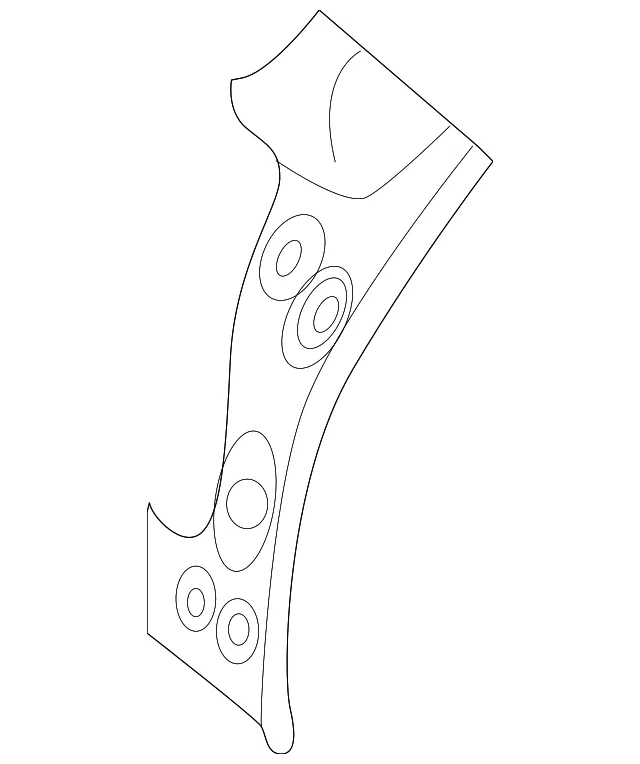 Quarter Panel Gutter - Volvo (32353967)