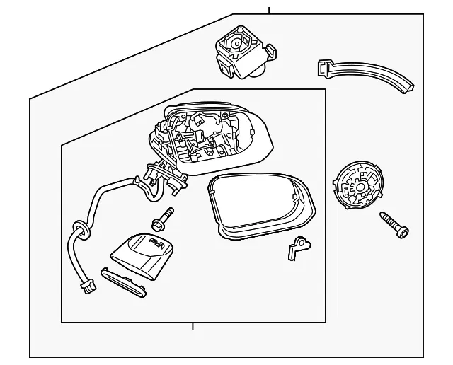 Mirror Base - Volvo (32368365)