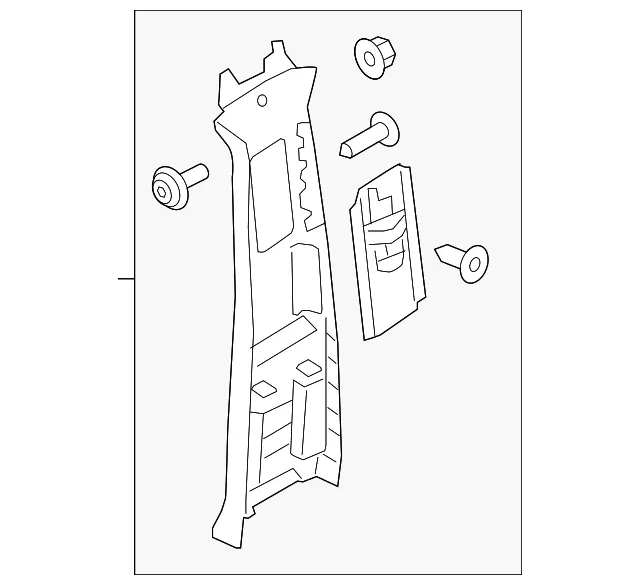 Door Pillar Post Trim Set - Volvo (32368792)
