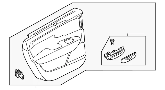 Door Interior Trim Panel - Volvo (32378239)