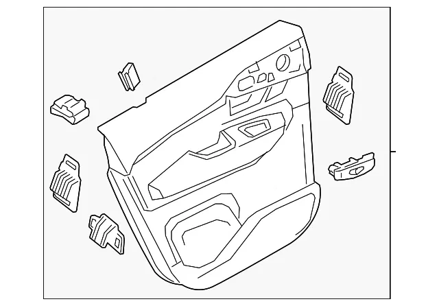 Door Interior Trim Panel - Volvo (32378614)