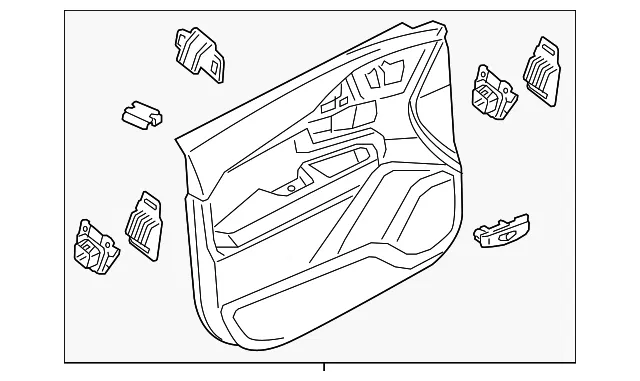 Door Interior Trim Panel - Volvo (32378622)