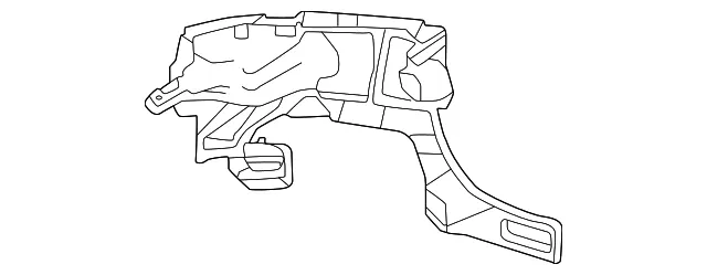 Bumper Cover Support Rail - Volvo (32399265)