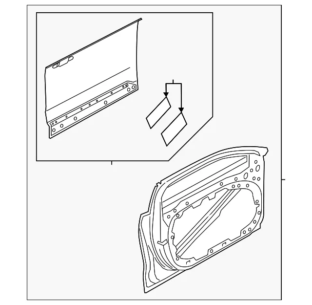 Door Shell - Volvo (32404341)