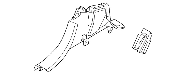 Door Pillar Post Trim Set - Volvo (32409466)
