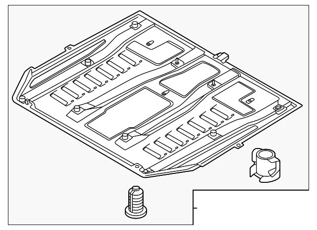 Radiator Support Splash Shield - Volvo (32414699)