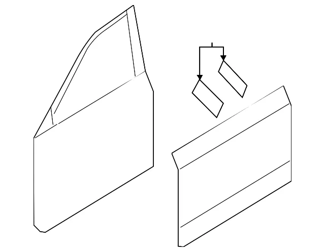 Door Shell - Volvo (32420209)