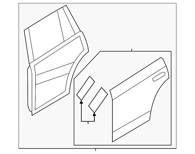 Door Shell - Volvo (32420616)