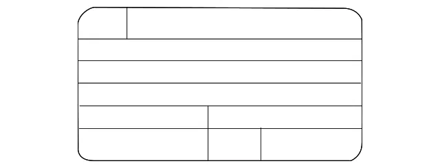 Emission Label - Kia (32450-2B796)